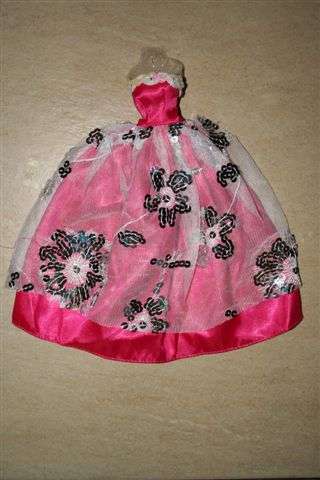 Barbie Dress with sequins