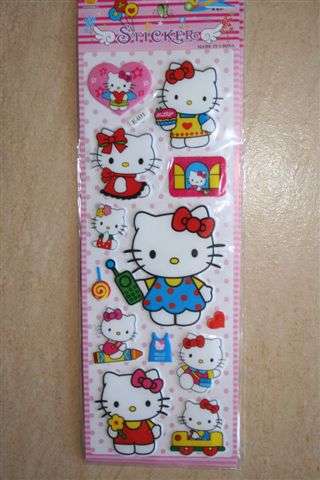 Hello Kitty Puffy stickers