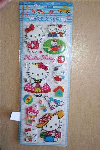 Hello Kitty Puffy stickers