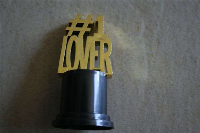 nr 1 Lover award trophee