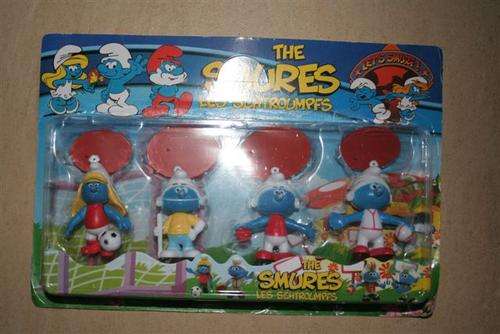 Smurf figures 4 per pack