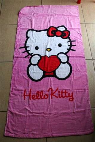 Hello kitty towel