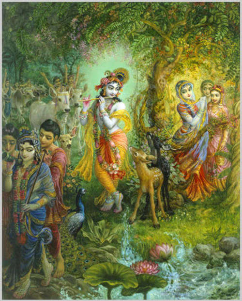 Krishna Playing the Flute
