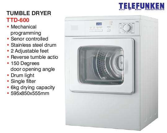 Telefunken Tumble Dryer - White