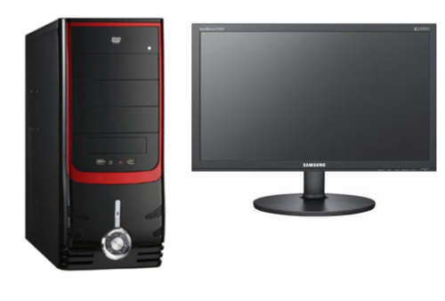 *INTEL CORE 2 DUO PC!!! 19" SAMSUNG SCREEN!!! TWO GRAPHIC CARDS!!! FREE COMPONENTS & ACCESSORIES!!!!