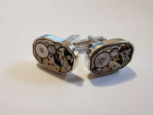 CUFFLINKS - ETERNA movement. BESPOKE!
