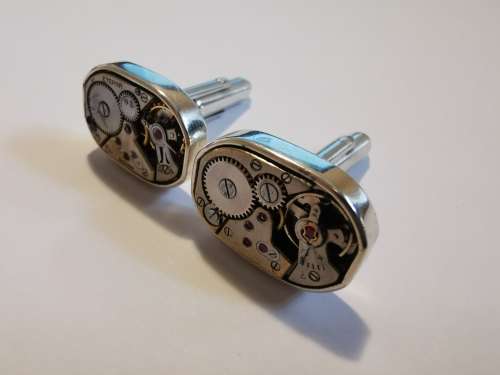 CUFFLINKS - ETERNA movement. BESPOKE!