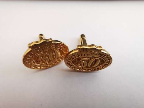 SAFMARINE 50TH ANNIVERSARY CUFFLINKS