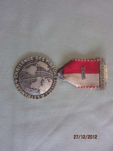 Swiss 1959 Distinction Medal