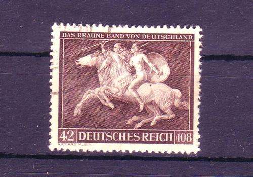 Germany 1941 -  German Brown Band horse racing society.