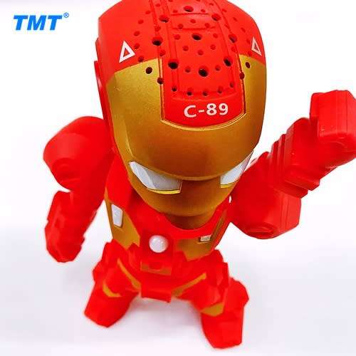 Iron Man Portable Multimedia Speaker - 4 Colors Available