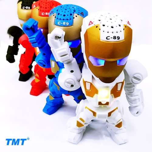 Iron Man Portable Multimedia Speaker - 4 Colors Available
