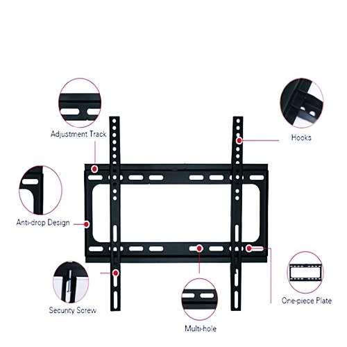 TV Wall Mount Bracket for 26" to 55" Flat Screen TVs