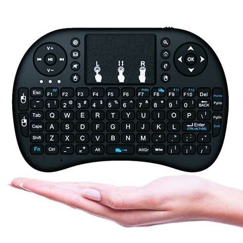 Mini Wireless Keyboard with Mouse & Touchpad For Smart TV, Laptop, Android TV Box, PS3