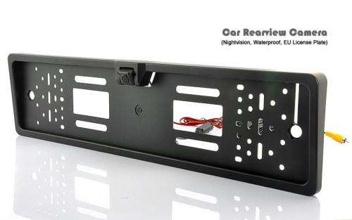 European License Plate Reverse Camera