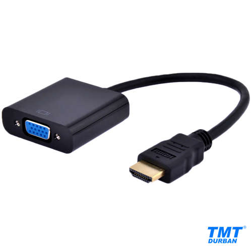 VGA to HDMI Cable with Aux Line Out + Aux Cable