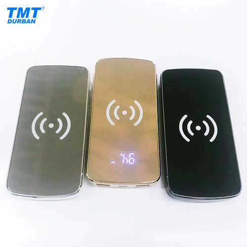 Stylish Mirror Finish Qi Wireless Charger + 10 000mAh Powerbank | 3 Colors Available