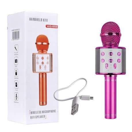 Bluetooth Wireless Voice Changing Microphone Speaker with TF Card Slot