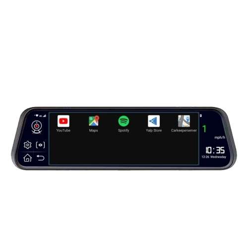 Inch Rearview Mirror Driving Recorder HD with Reverse Camera