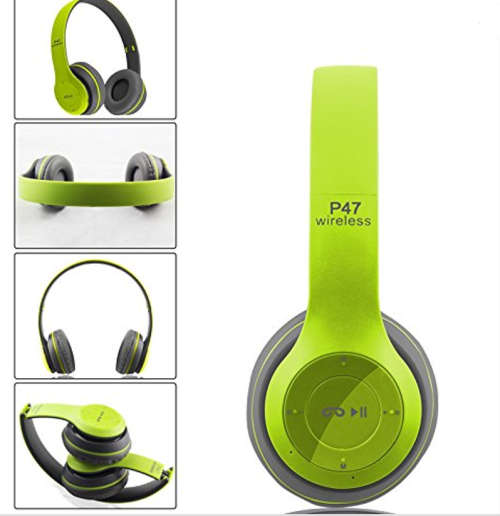 P47 Wireless Bluetooth Headphone With Micro SD Card Slot