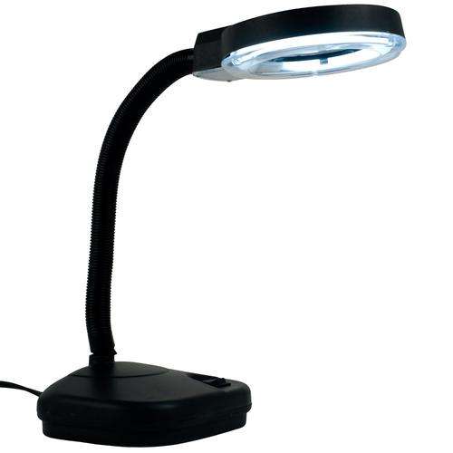 Hawk Reading Lamp, Illumination Magnifier Glass with 5x and 10x Zoom