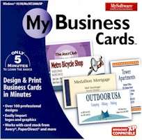 MY SOFTWARE - BUSINESS CARDS - Free Shipping