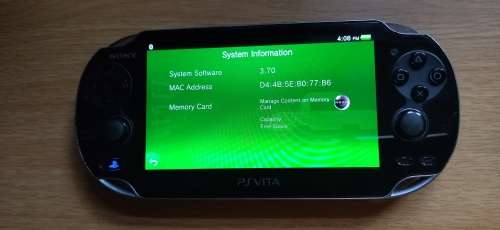 Sony Playstation Vita, Vita Case, 4GB Memory Card, 2 Games, SD2Vita (64GB) and Charger