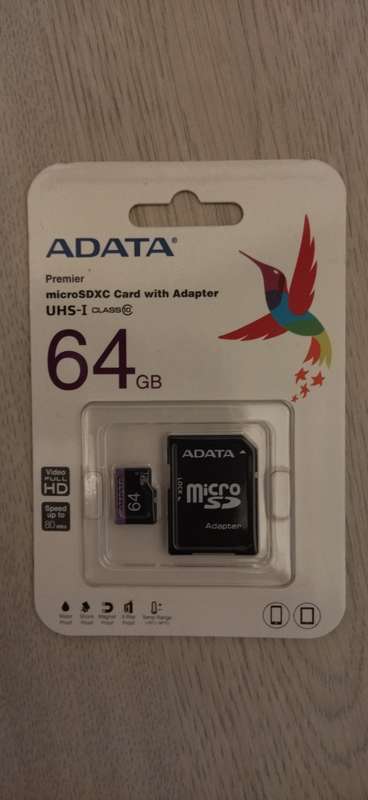 SD2VITA Card Adapter + 64GB Micro SD CARD (PS VITA and PSTV)