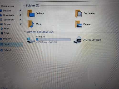 Acer Aspire laptop