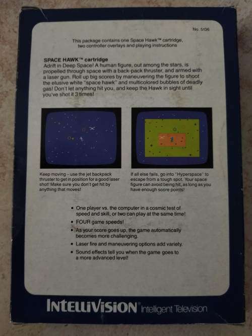 Space Hawk: Intellivision