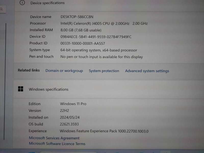 Intel NUC NUC7CJYH (240 GB SSD / 8 GB Ram)