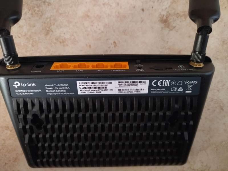 TP-link MR6400 4G LTE Router