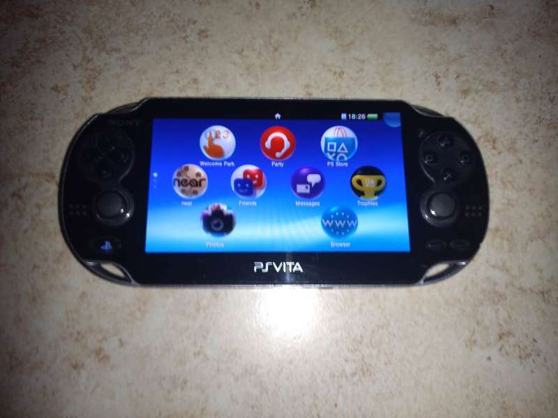 Sony Playstation Vita + SD2Vita with 32GB Sandisk SD card