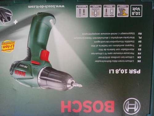 BOSH PSR 10.1 LI battery screwdriver and drill