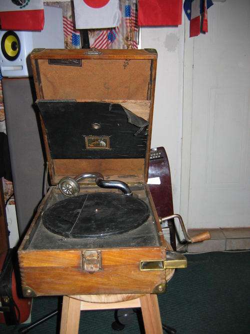 Old record player