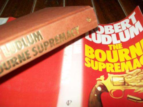 ROBERT LUDLUM -  THE BOURNE SUPREMACY - 1986 ED WITH DUSTCOVER
