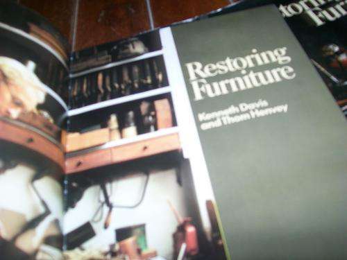 K DAVIS & THOM HENVEY - RESTORING FURNITURE -  MASTER CRAFTSMAN  ILLUS 1982 ED HARDBACk &  DUSTCOVER