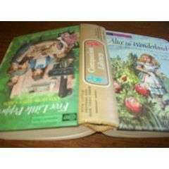 TWO BOOKS IN ONE COMPANION LIBRARY ALICE IN WONDERLAND & FIVE LITTLE PEPPERS HARDBACK