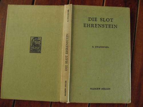 S. SWANEPOEL - DIE SLOT EHRENSTEIN - HARDEBAND ROMAN