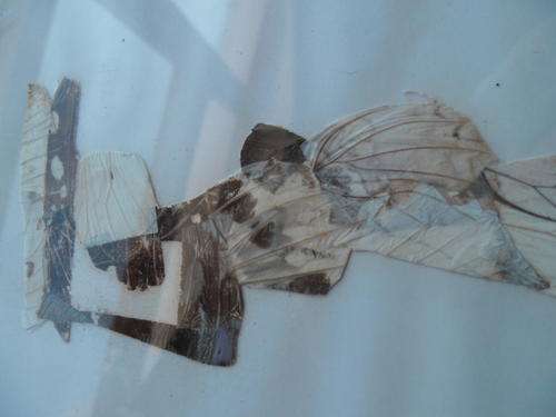 FRAMED BUTTERFLY ART  PICTURE OF A WOMAN  - DESIGNED & SIGNED BY AFRICAN ARTIST JOSHUA  BALAKA