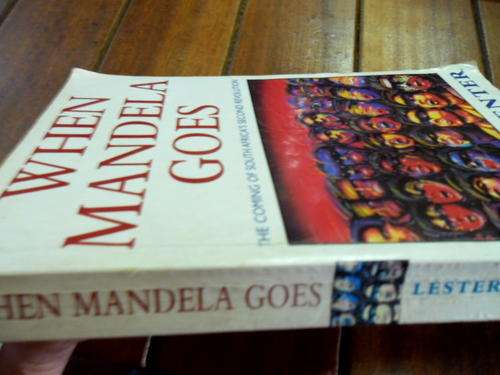 LESTER VENTER -   WHEN MANDELA GOES  -   1997 SOFTBACK ED