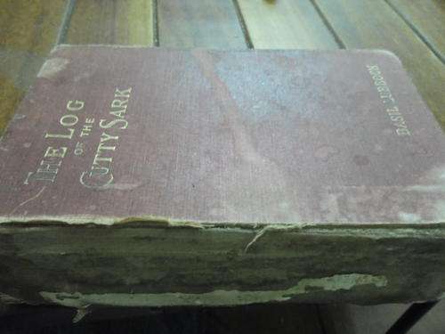 BASIL LUBBOCK - THE LOG OF THE "CUTTY SARK"  WITH ILLUS PLANS 1924 ILLUS JAMES BROWN & SON HARDBACK