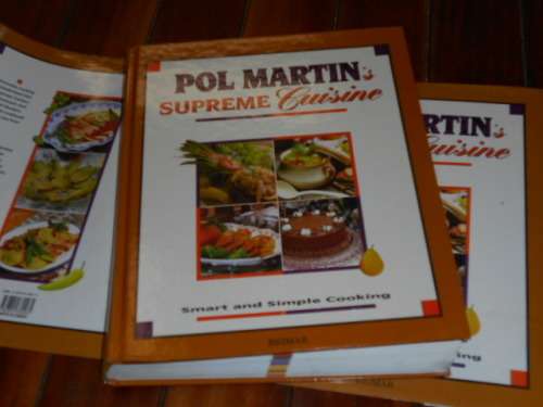 POL MARTIN TWO BOOKS SUPREME CUISINE  & EASY COOKING TODAY WITH NUTRITIONAL DATA ILLUS STEP BY STEP