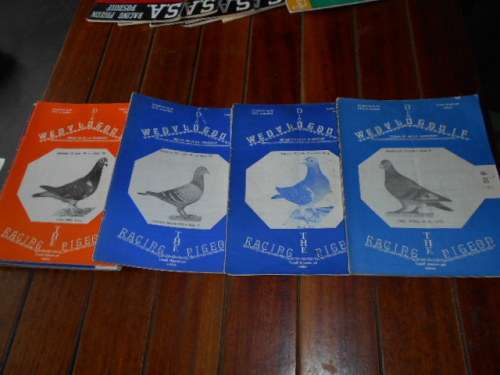 60 MAGAZINES -  DIE WEDVLUGDUIF - THE SOUTH AFRICAN RACING PIGEON/REISIESDUIF - 1967 TO 1979