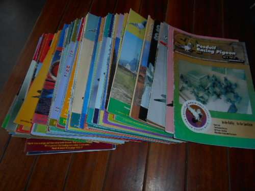 76 GEILLUSTREERDE  POSDUIF/PIGEON RACING MAGAZINES - 1977 - 2014 SUID-AFRIKAANSE POSDUIF-UNIE