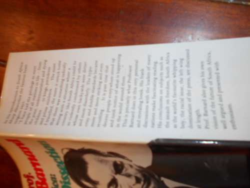 Barnard, Chris. SOUTH AFRICA: Sharp Dssection. Cape Town: Tafelberg, 1977 hardback & dustcover