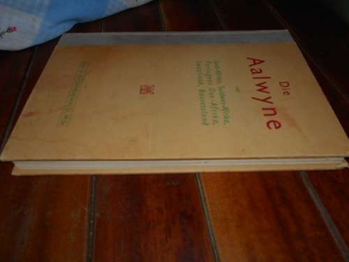 BH GROENEWALD - Die aalwyne van SA, (Aloe macuLatatae) SWA, O-AFRI, Swazil, Basoetoland 1941 hardeb