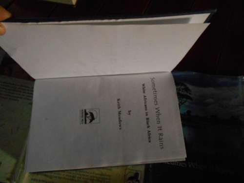 3 books - K Meadows - Sometimes it Rains (biography) D Carney under raging sky and H Bloom Episode