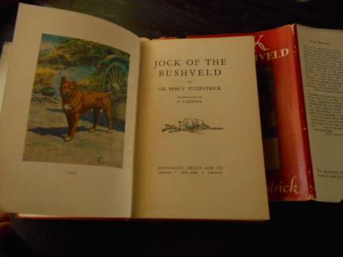 SIR P FITZPATRICK - JOCK OF THE BUSHVELD - ILLUS BY E CALDWELL - RARE LONGMANS 1953 ED
