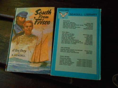 2 SEAGULL BOOKS - E JOHNSON  - END CROOKED CROSS and SOUTH FROM FRISCO - KENDALL